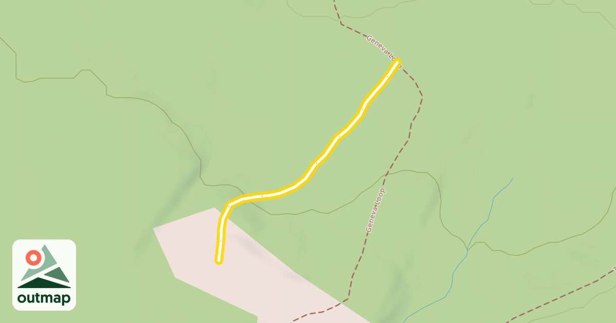 Map of Burt's Cutoff