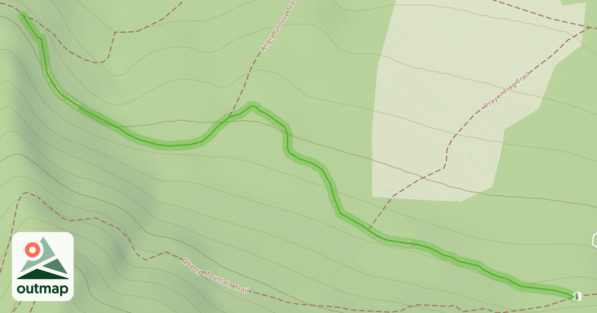 Map of Blair Witch Trail