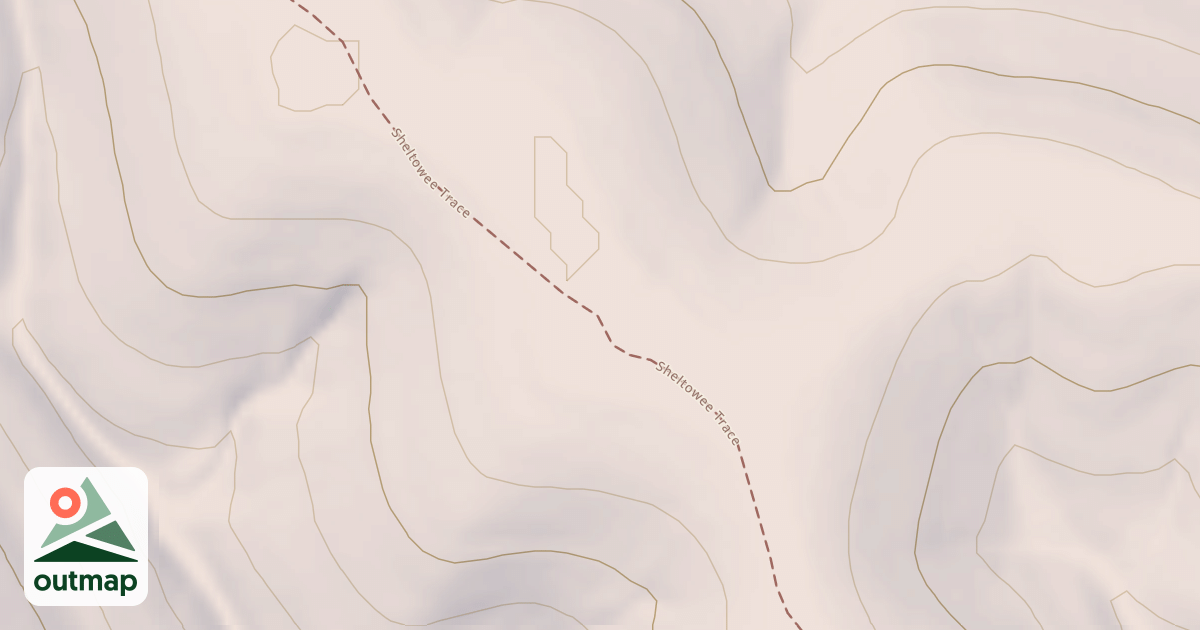 Map of Sheltowee Trace