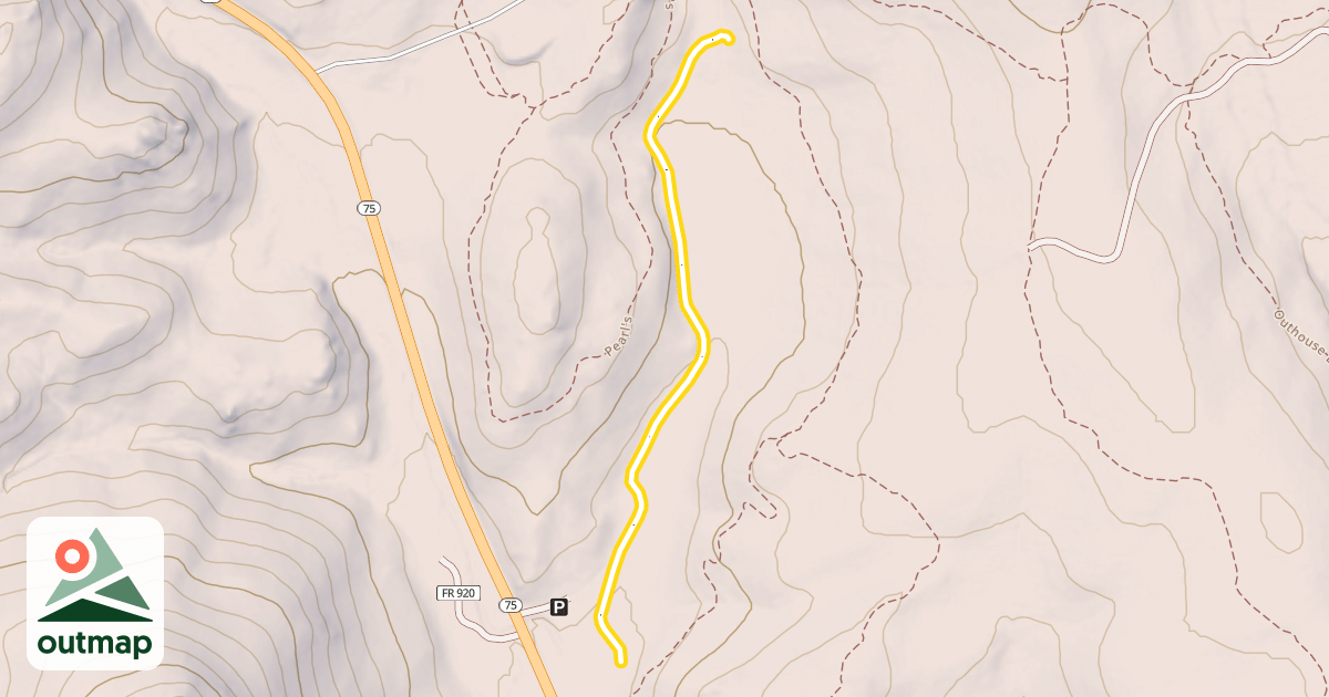 Map of Horse Creek