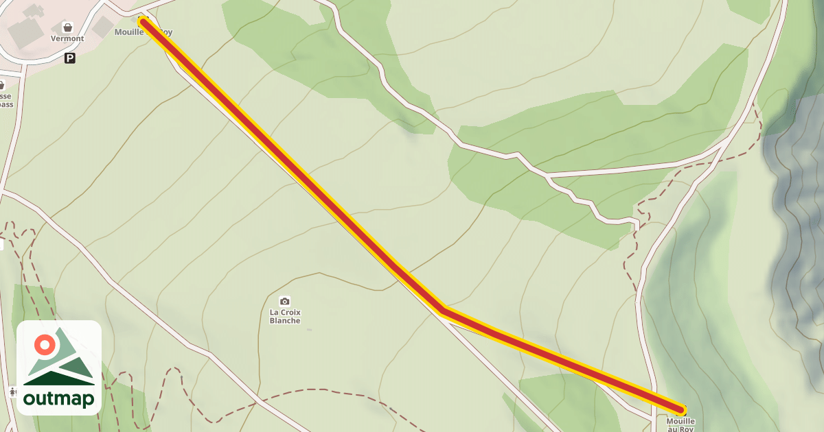 Map of Mouille au Roy
