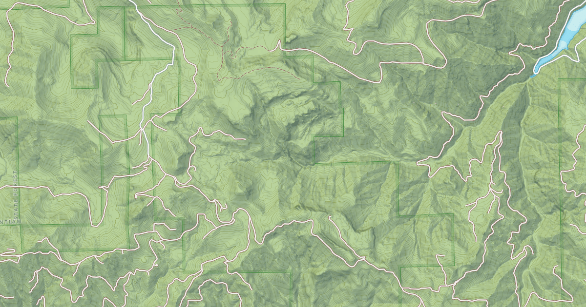 Map preview of MONUMENT PEAK