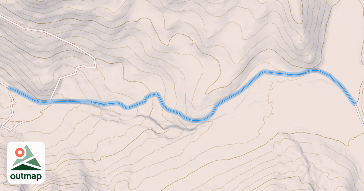 Map of Chessman Road