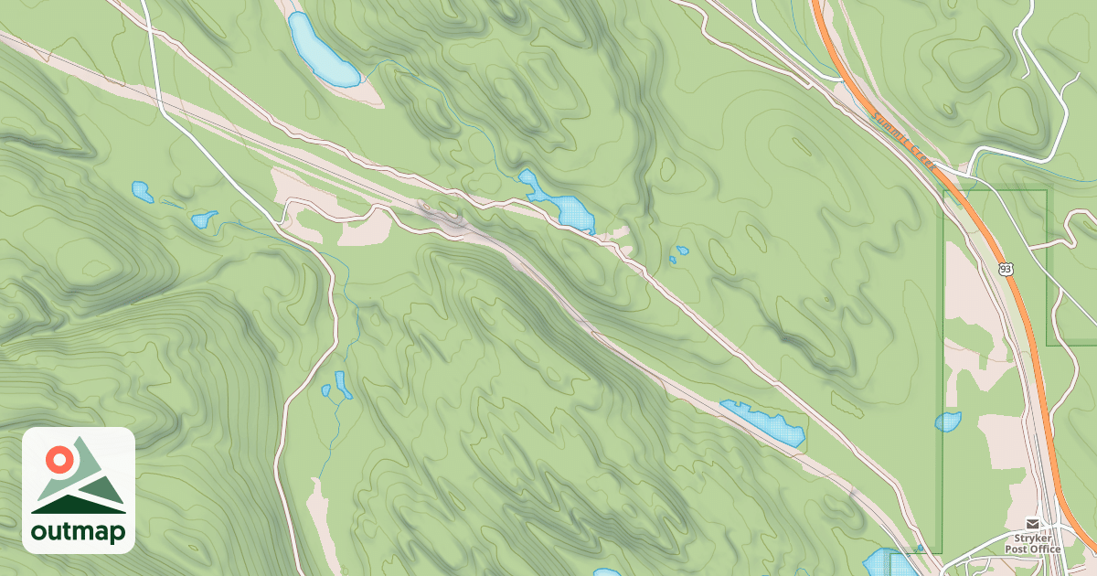 Map of CRIPPLE CREEK