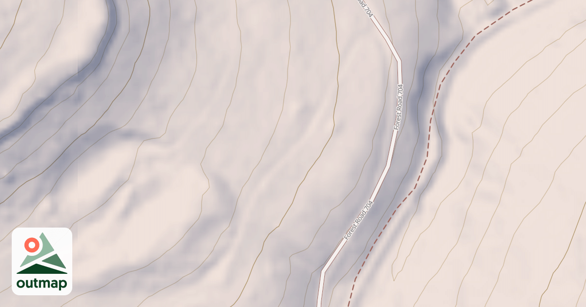Map of BURNT BRANCH 1E
