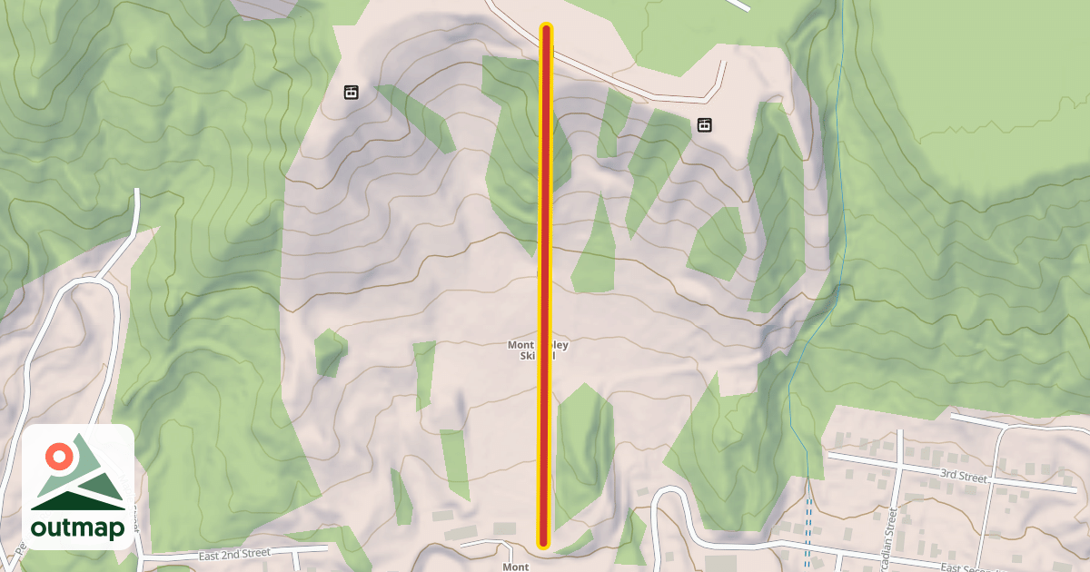 Map of T-Bar
