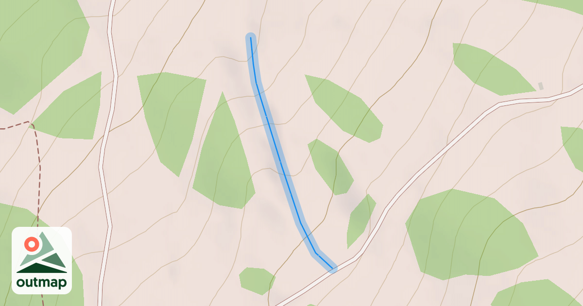 Map of Blackcomb Upper Halfpipe