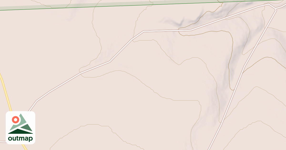 Map of ROAD IN ON BLM LAND