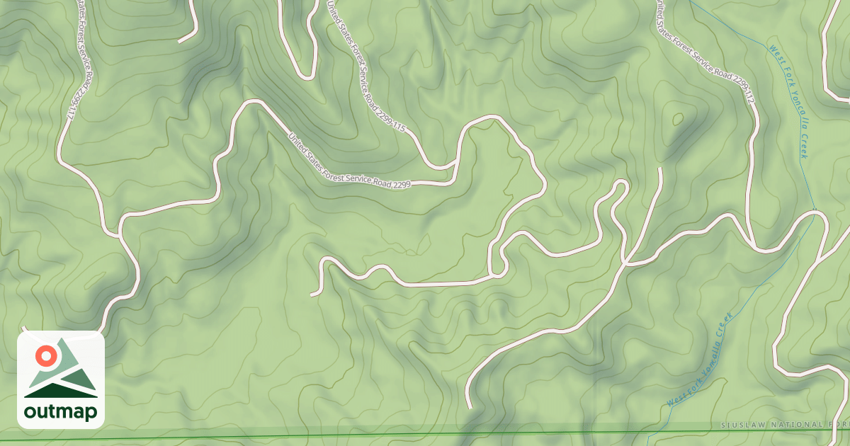 Map of DUMBELL RIDGE