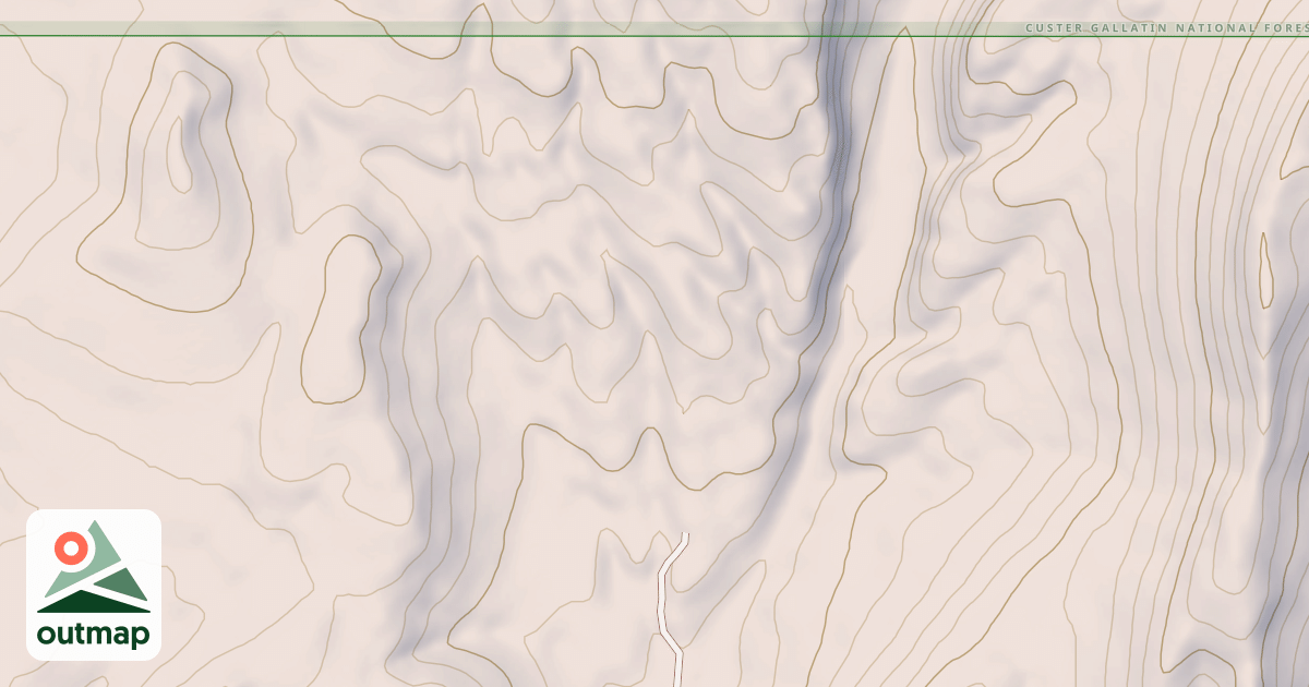 Map of Bear Canyon Road