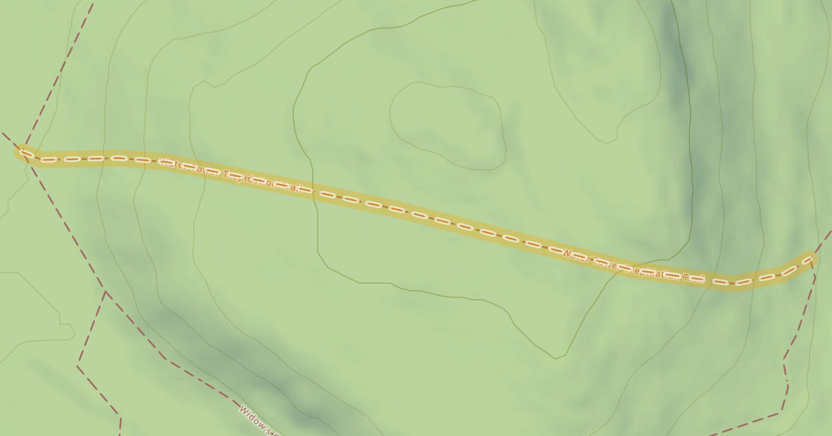 Map preview of Water Tower Trepidation Trail