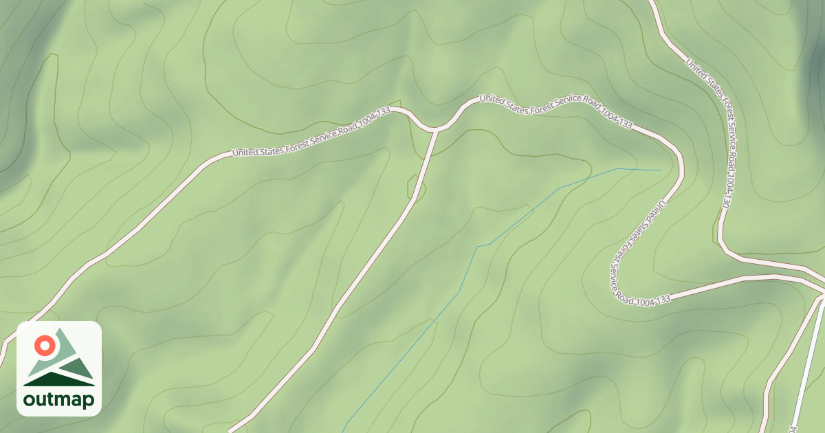 Map of USFS Motor Vehicle Use Map Roads {A602A494-BC47-429B-BEE3-43ABFC7AC47D}
