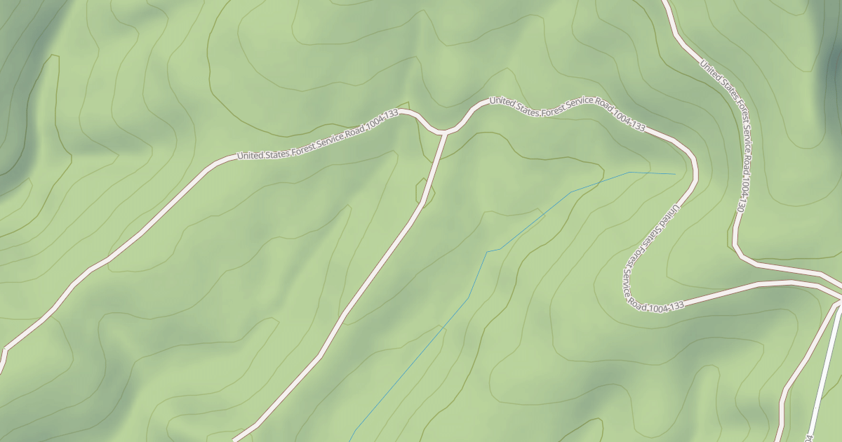 Map preview of USFS Motor Vehicle Use Map Roads {A602A494-BC47-429B-BEE3-43ABFC7AC47D}