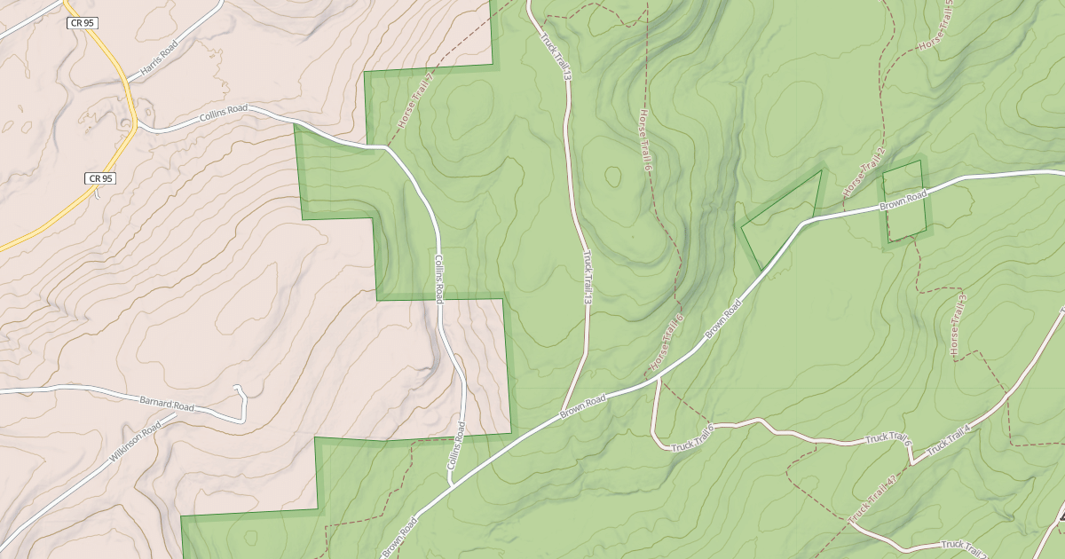 Map preview of Truck Trail 13