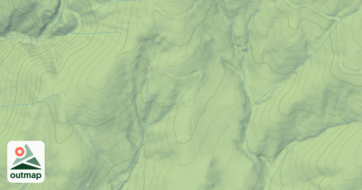 Map of BAKER SPUR B
