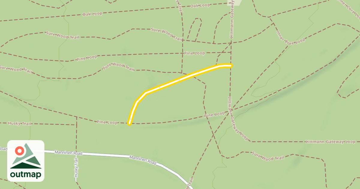 Map of Pine Loop