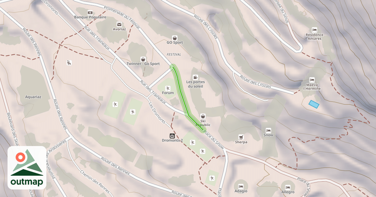 Map of Place Centrale