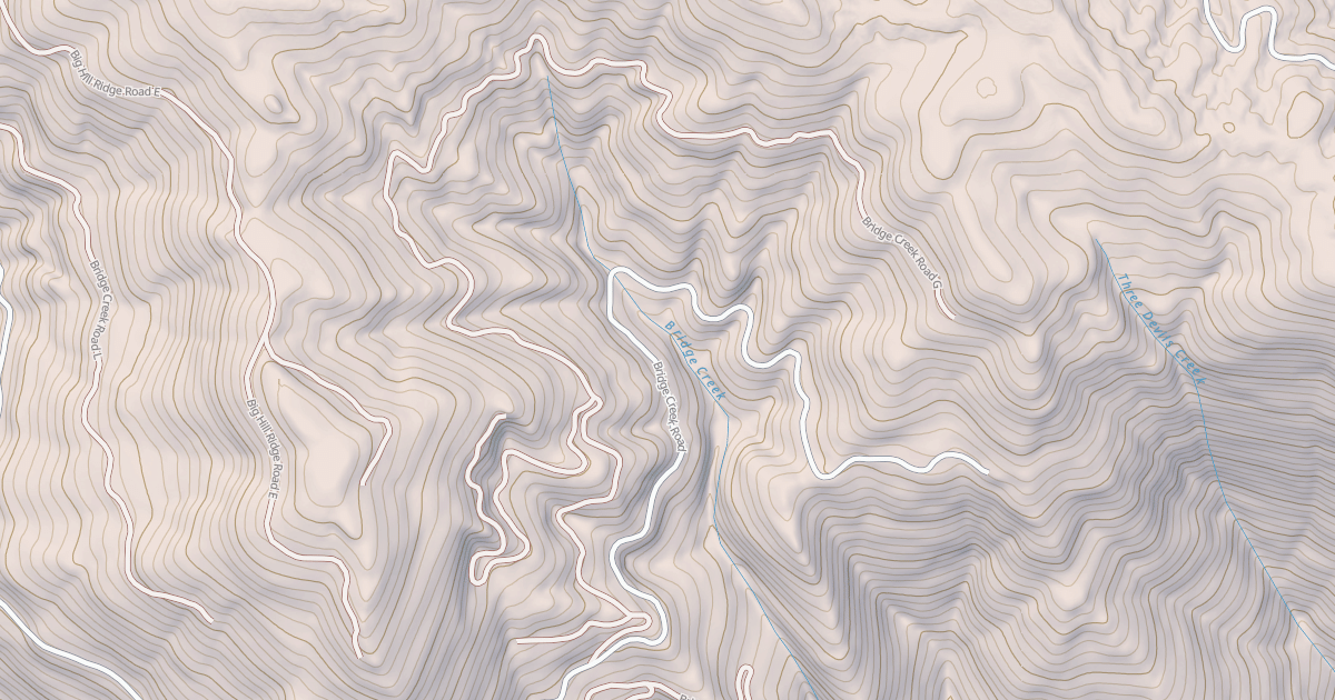 Map preview of BRIDGE CREEK G