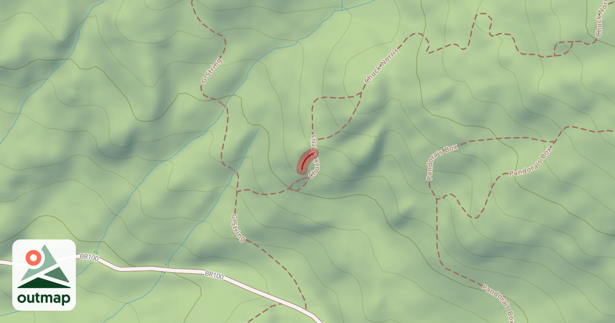 Map of Chuck Norris