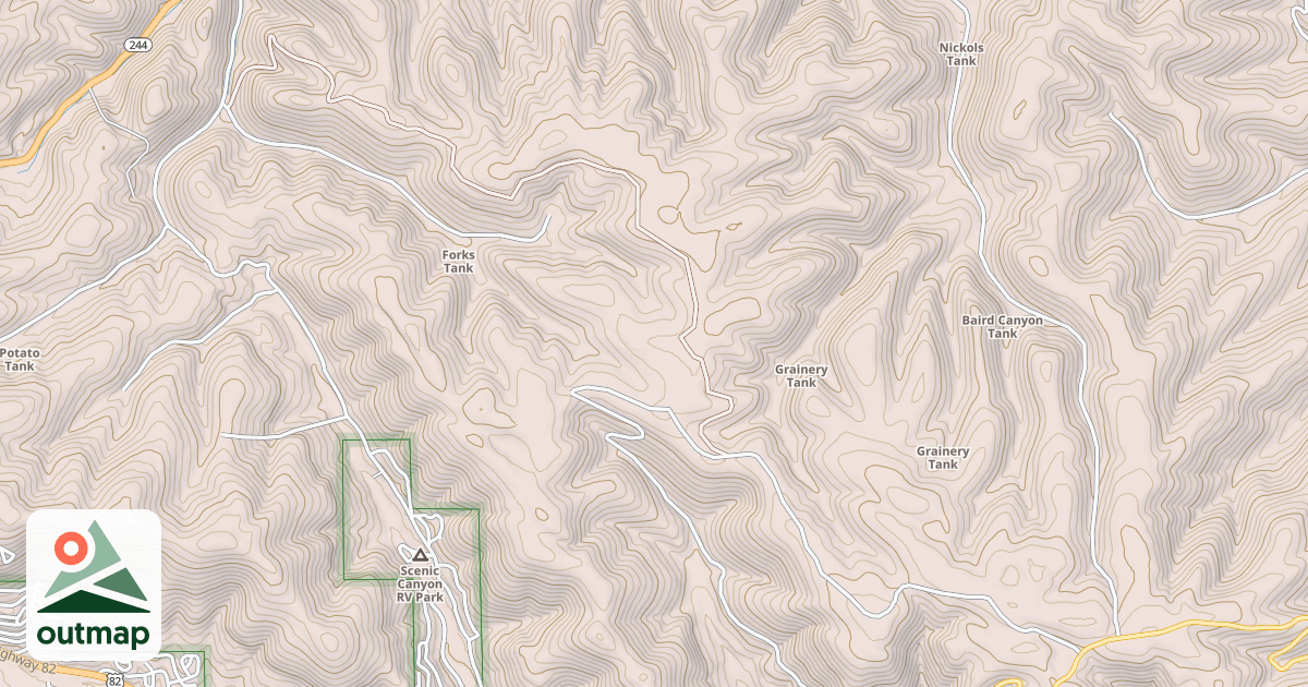 Map of DEEP SLOUGH