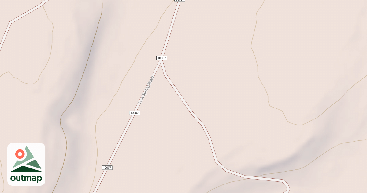 Map of LOST SPRING DISPERSED B