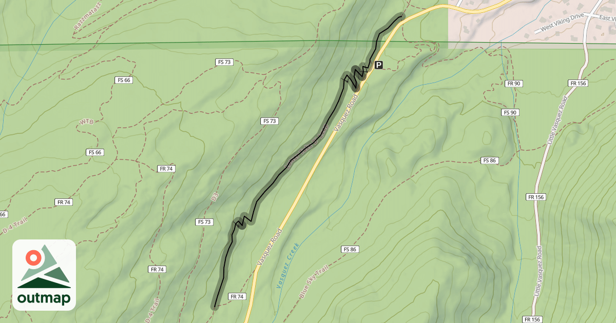 Map of Lower Take D' Leap