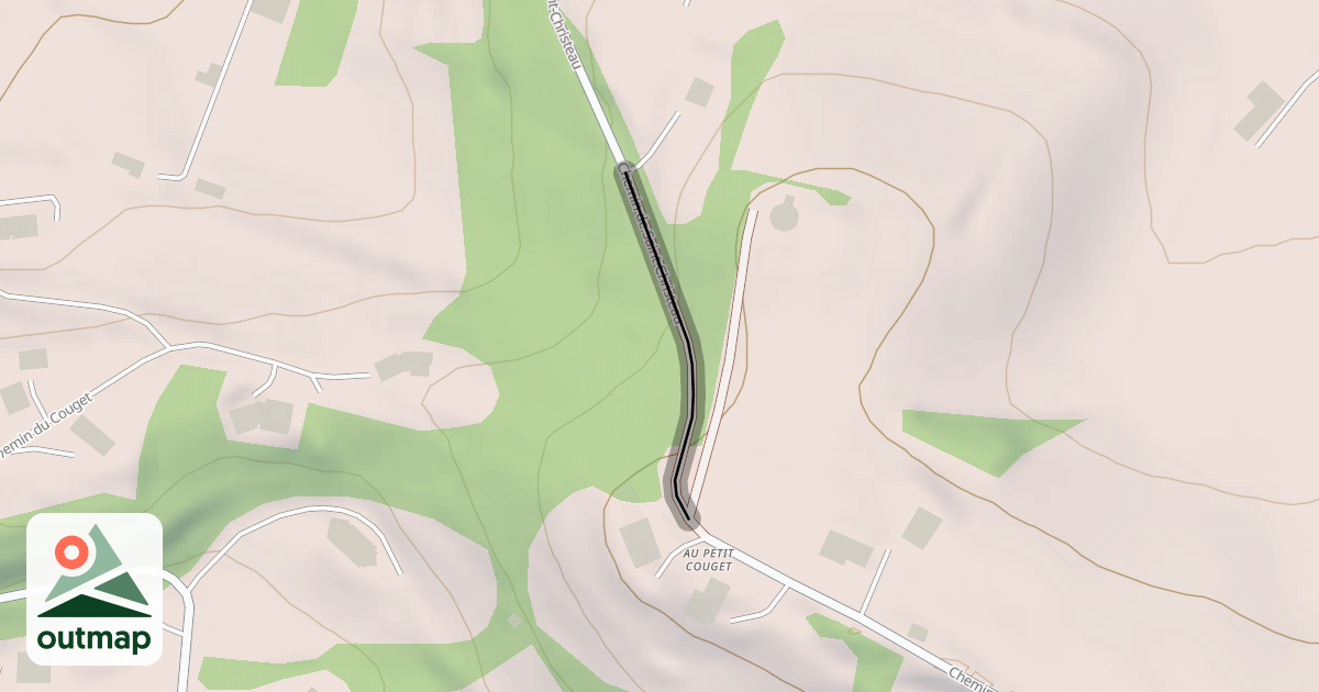 Map of Chemin de Saint-Christeau