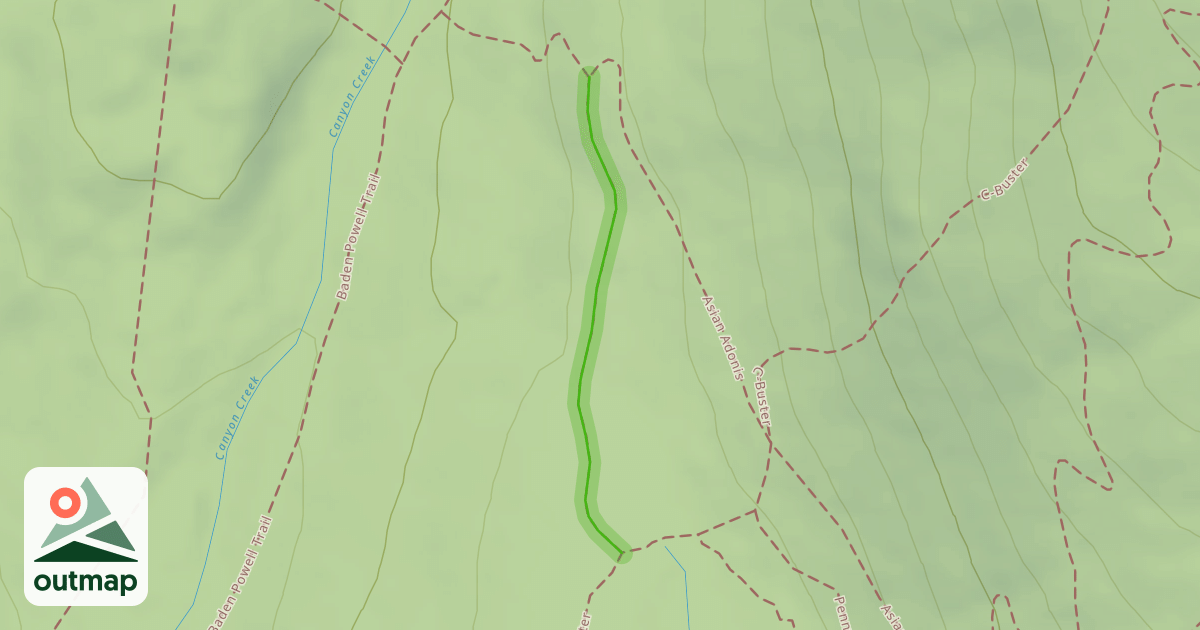 Map of Adonis Buster