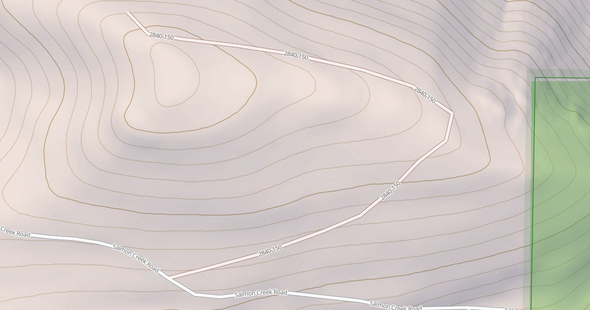 Map preview of USFS Motor Vehicle Use Map Roads {65F65445-4E38-4606-BAE5-A2DA8176D50C}