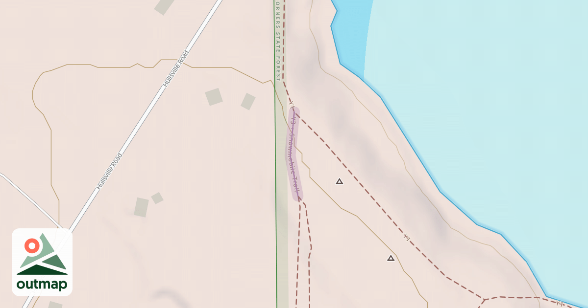 Map of Y3 + Snowmobile Trail