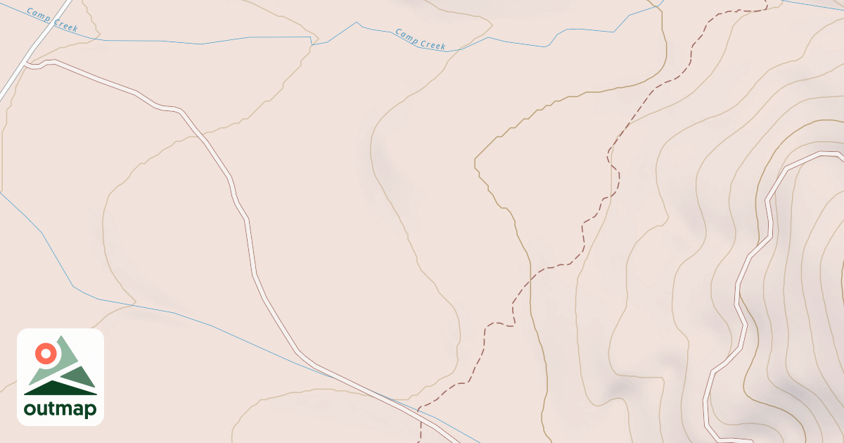 Map of FLAT BEAR