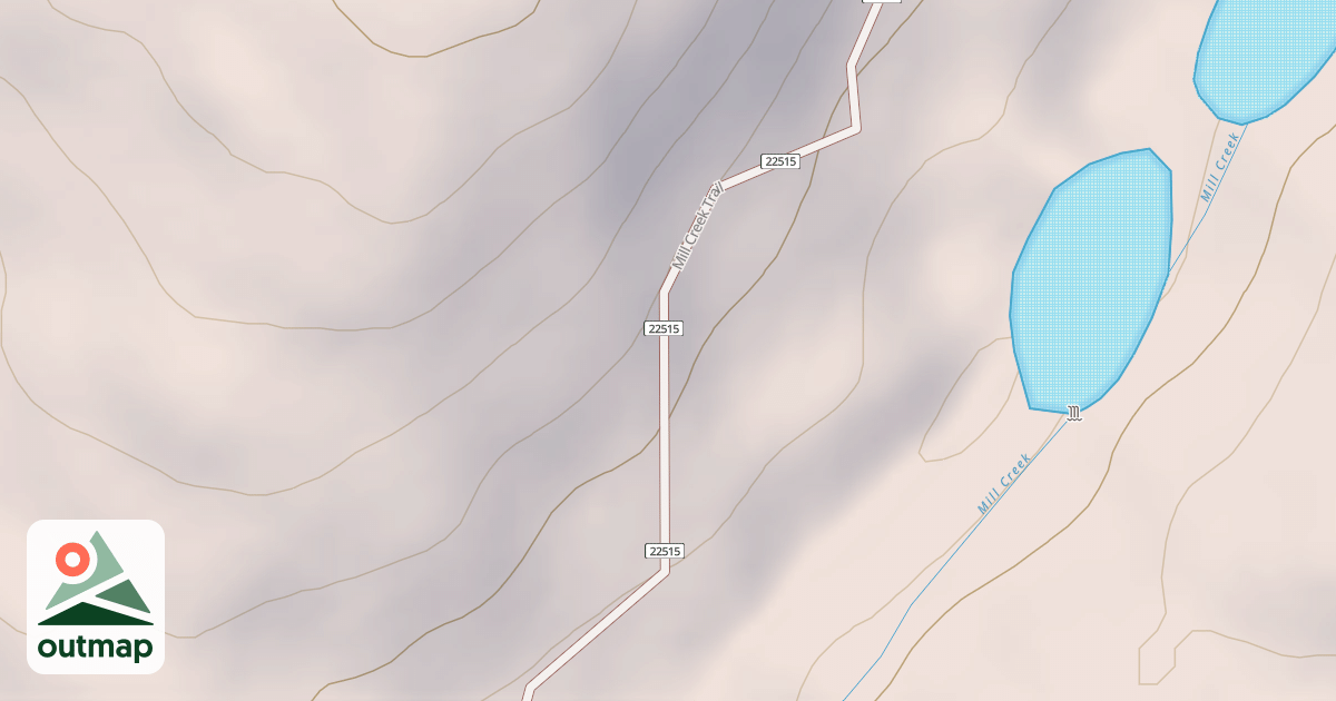 Map of Mill Creek Trail
