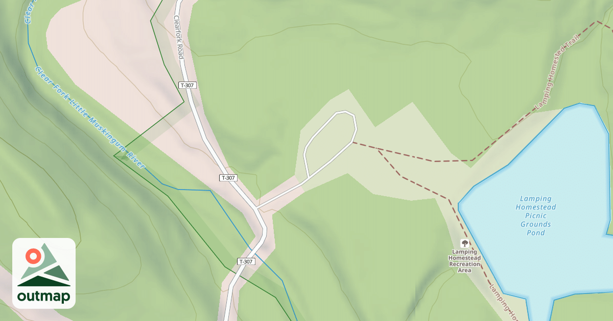 Map of ARD LAMPING HOMESTEAD
