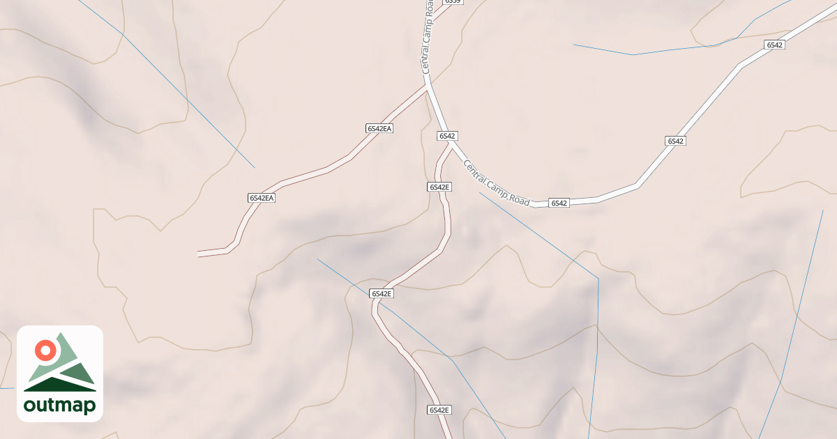 Map of CENTRAL CAMP T8