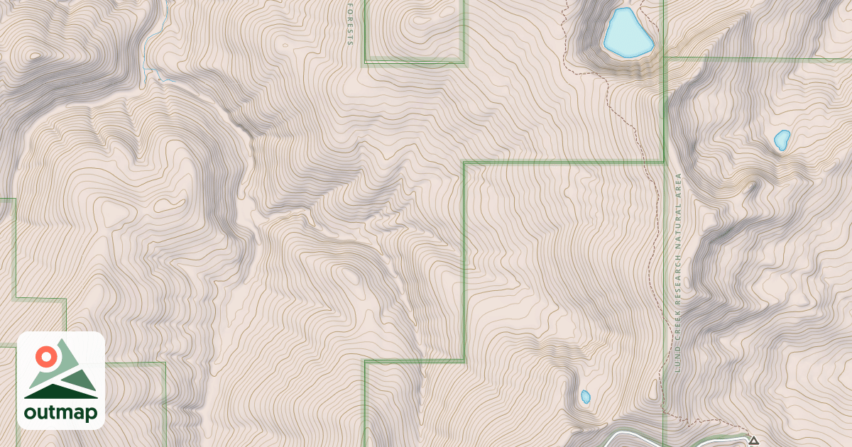 Map of Delaney Creek National Recreation Trail