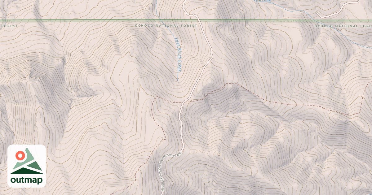 Map of USFS National Forest System Roads {CE3CD374-DC6B-4170-B499-765615D0C607}