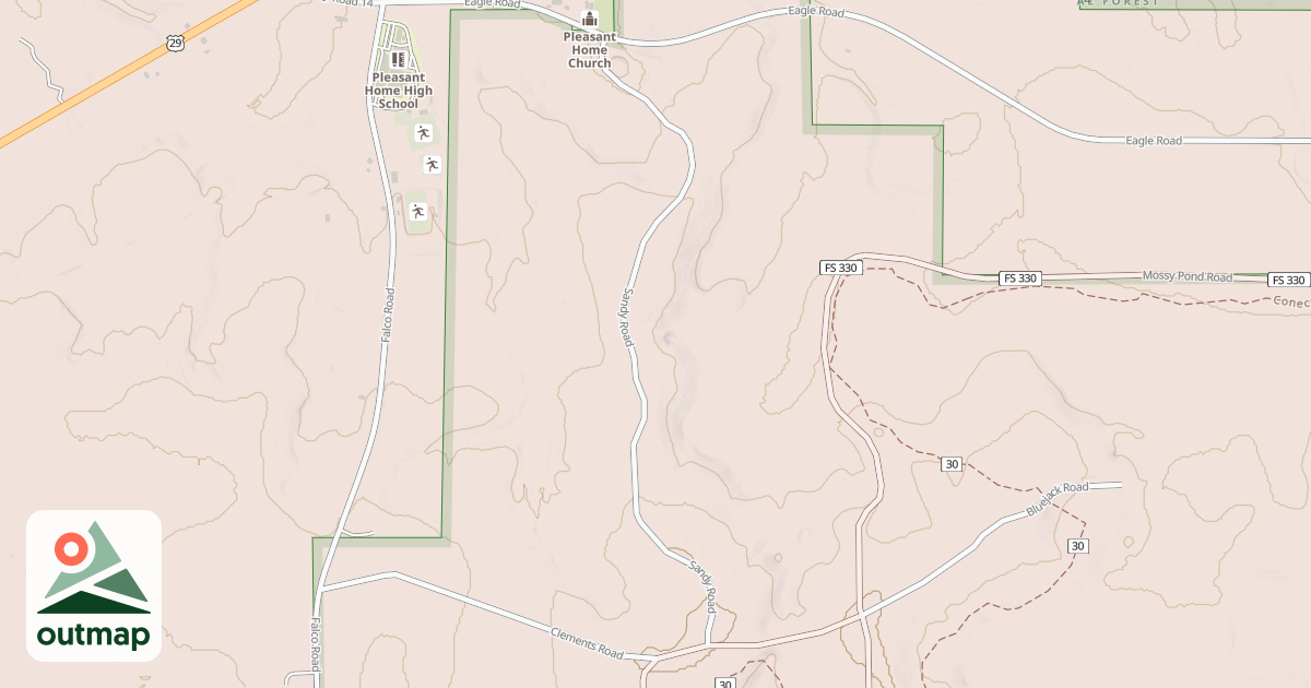 Map of SANDY