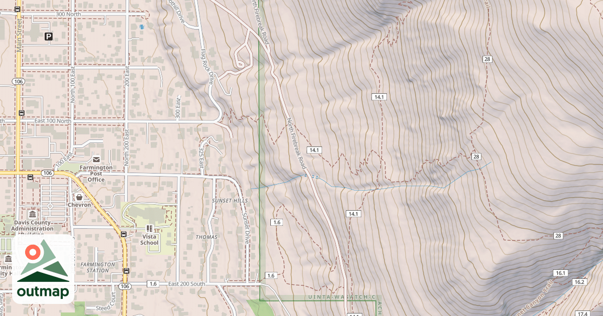 Map of NORTH FIREBREAK