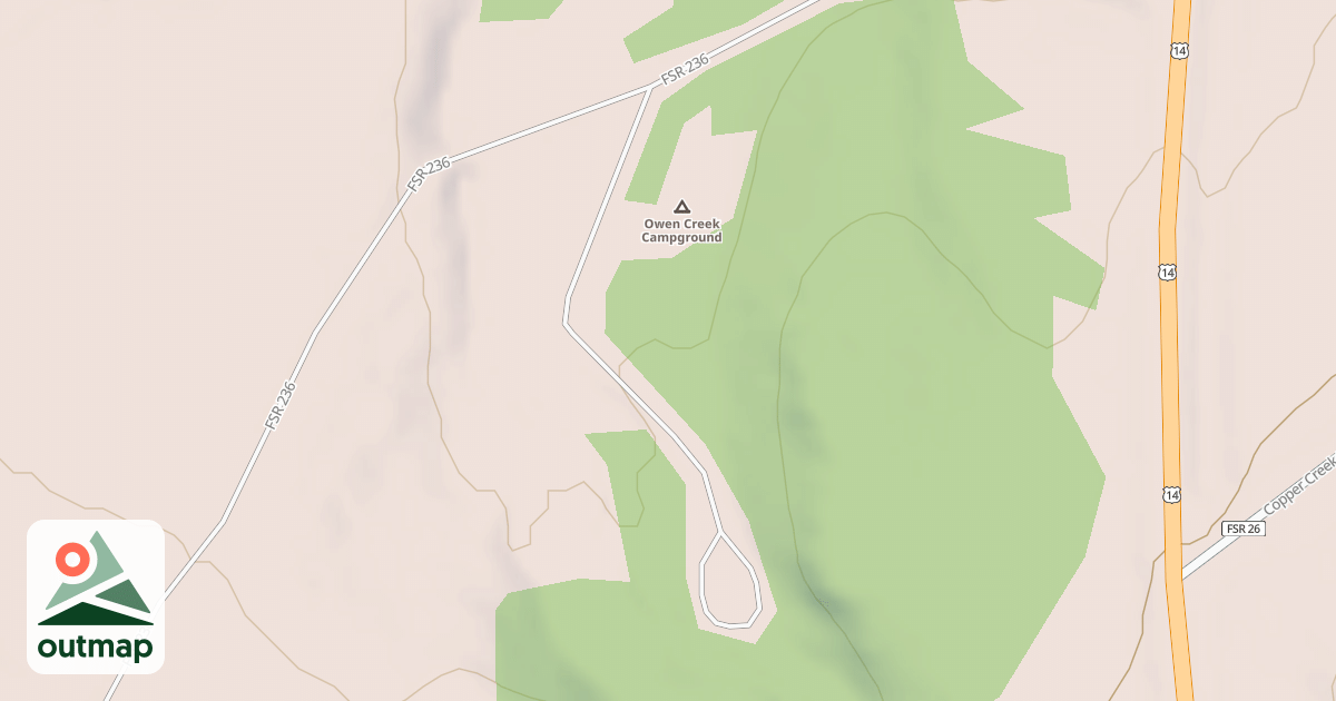 Map of OWEN CREEK C.G.