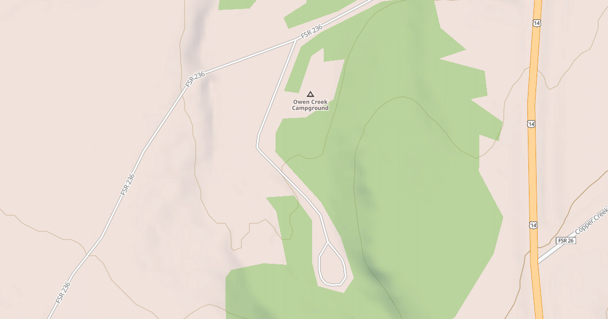 Map preview of OWEN CREEK C.G.