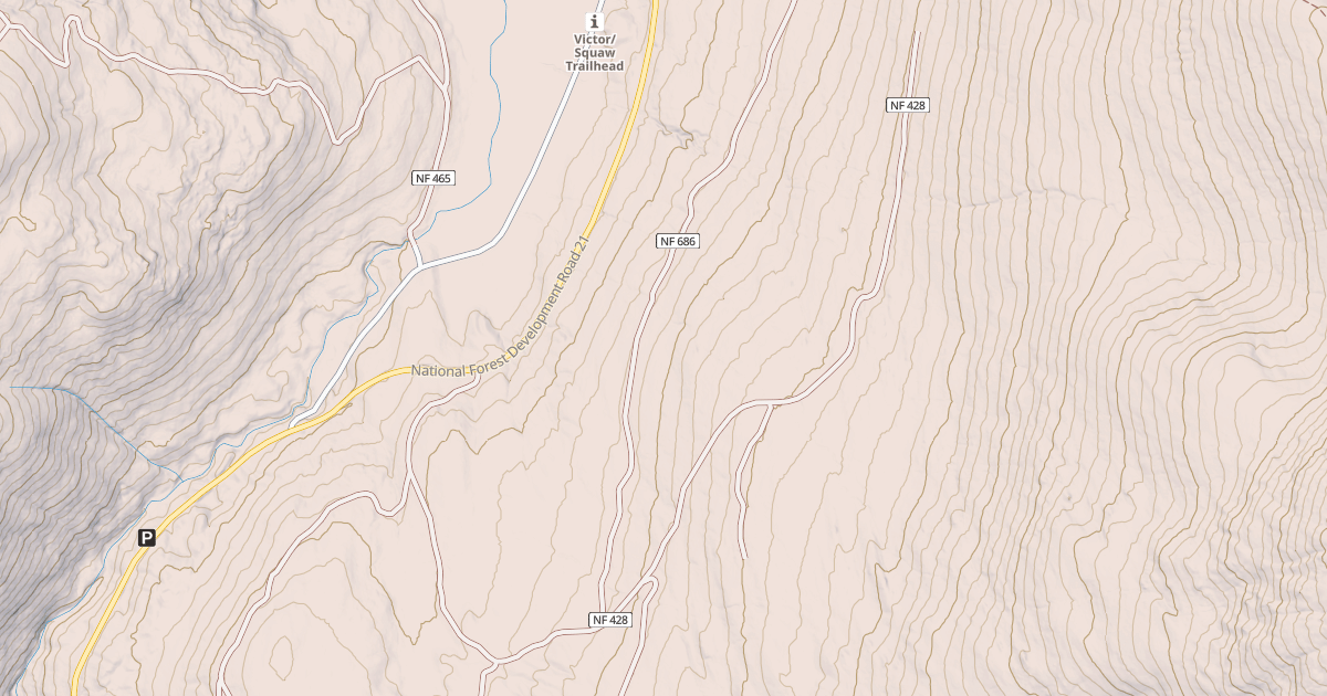 Map preview of HENDRICKS CREEK