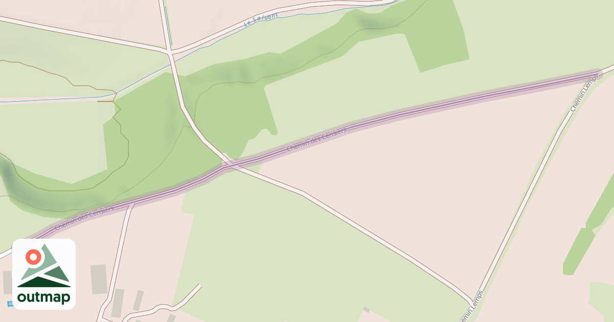 Map of Chemin des Cerisiers