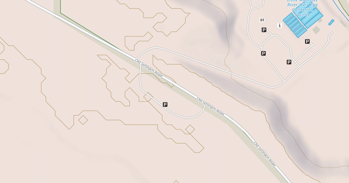 Map preview of LITTLE MAN. FISH WEIR PARKING