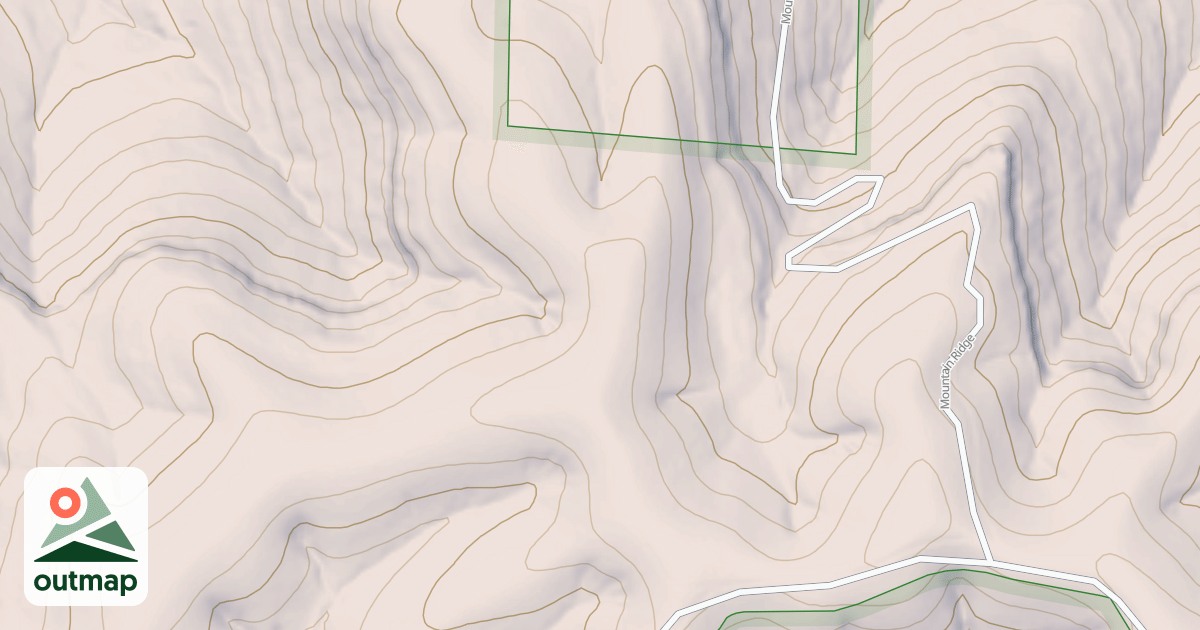 Map of UPPER STEWART RIDGE
