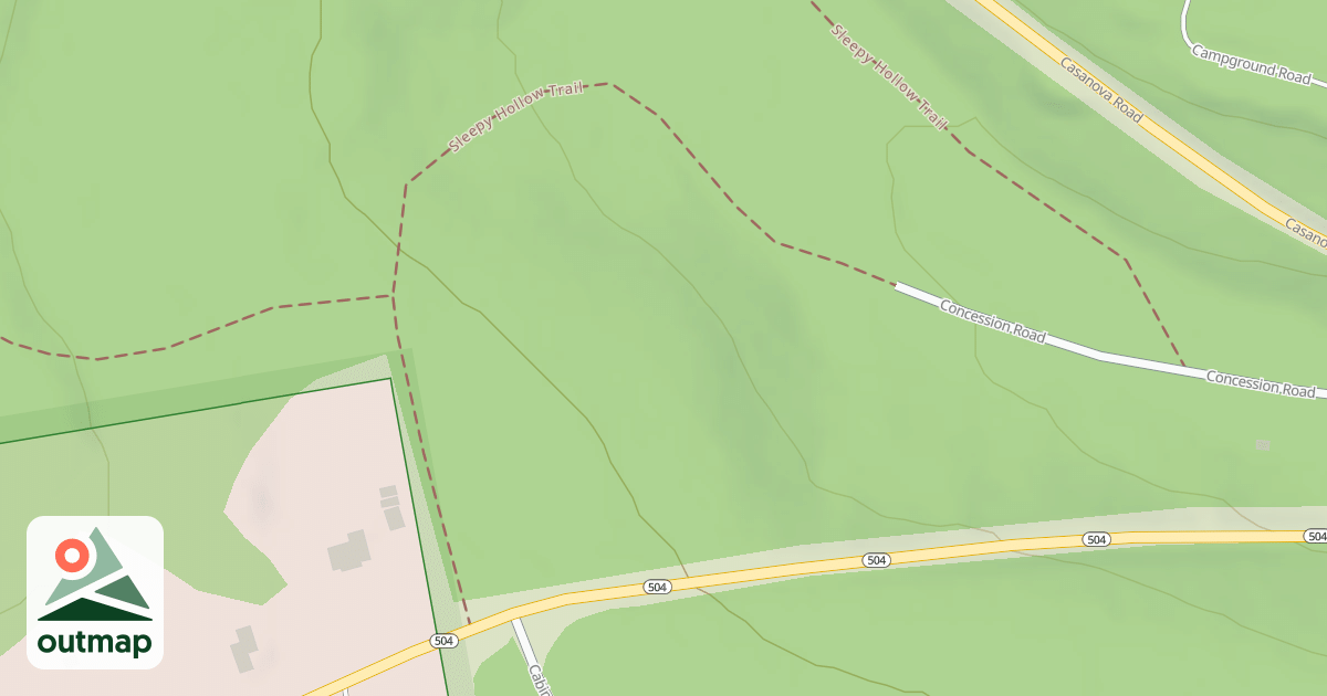 Map of Black Moshannon State Park Trails