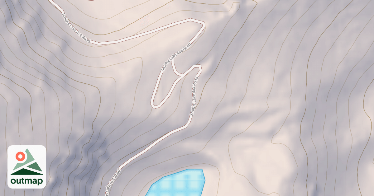 Map of SMITH LAKE 4X4