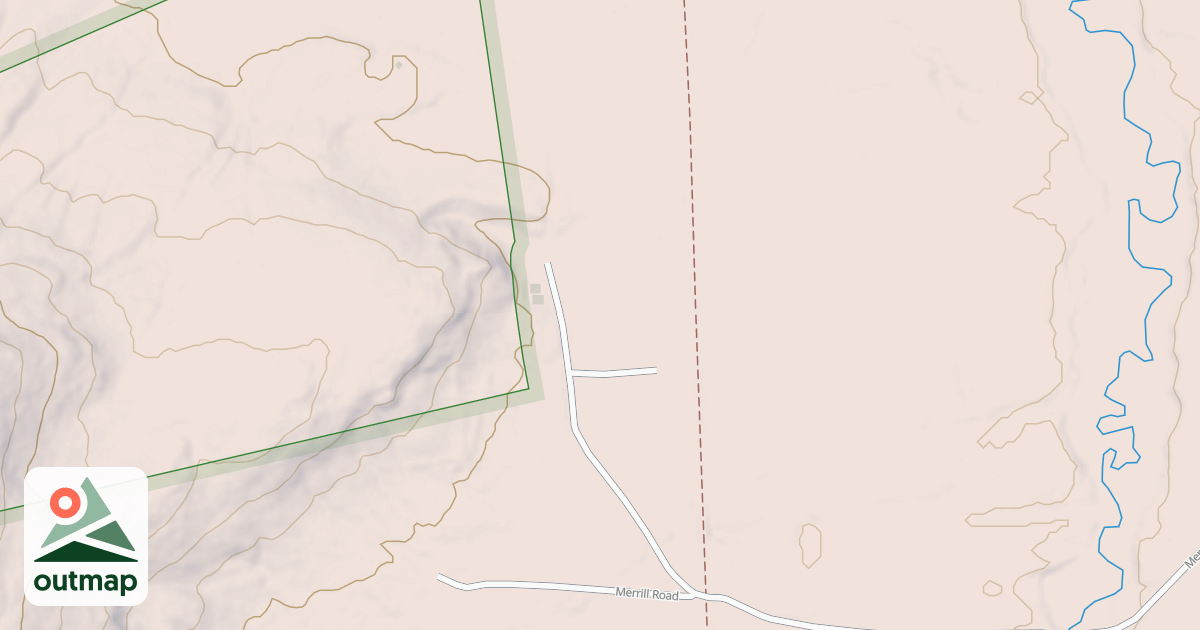 Map of Blue Hill Jones Hill Snowmobile Trail