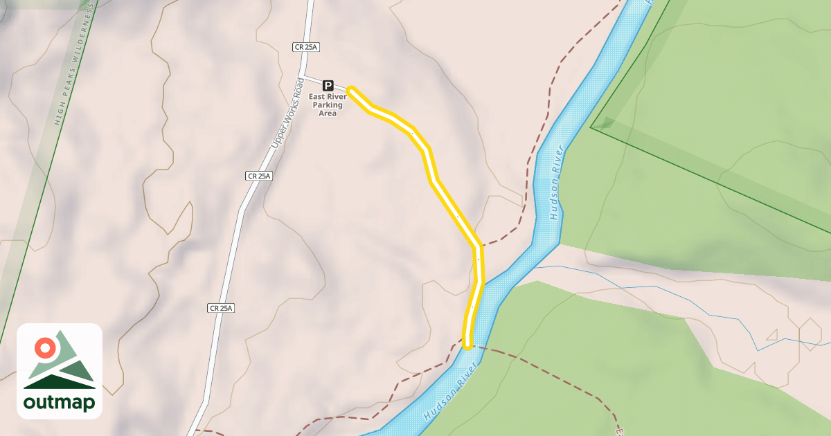 Map of East River Trail