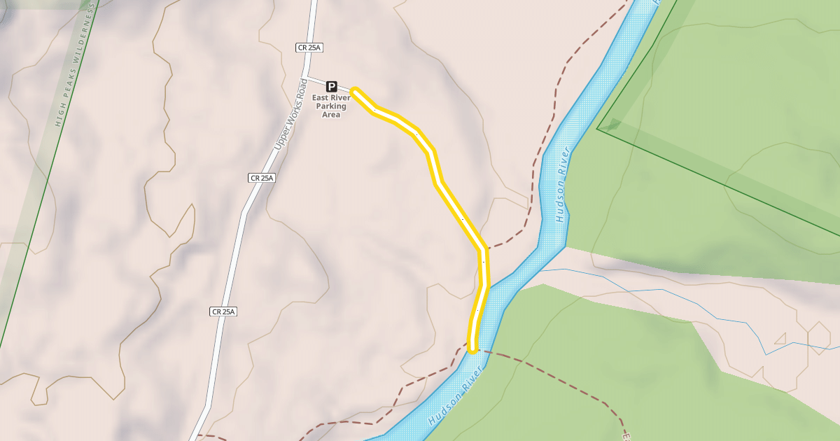 Map preview of East River Trail