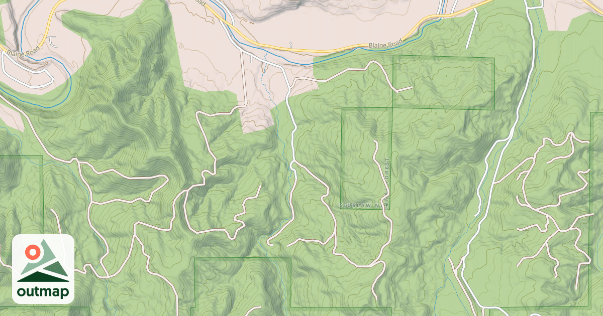 Map of TONY CREEK